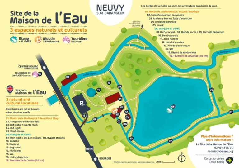 Plan de la Maison de l'Eau